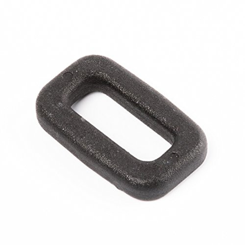 10x Stabiler Kunststoff-Ovalring|Rechteckring|Looploc|Gurtschlaufe | für 15mm, 20mm, 25mm, 30mm, 40mm oder 50mm Gurtband|hochfestes Nylon|für Taschen, Bekleidung, Gurte usw|Markenware Made in EU