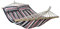 BB Sport Stabhängematte 240 x 150cm Hängematte inkl. 2 Kissen max. 300 kg 2 Personen Doppelhängematte Outdoor, Farbe:Sylt