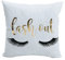 Musuntas Elegant Weiche Bronzing Zierkissenbezüge Kissenbezug Sofa Bett Home Decor Throw Kissen Fall Kissenhülle 45cm x 45cm (Wimpern)