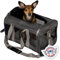 Sherpa Original Deluxe Transportbox für Haustiere, von Fluggesellschaften zugelassen und garantiert an Bord, Anthrazit, Größe M