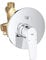 GROHE Bau Flow - Einhand- Wannenbatterie (Fertigmontageset, Unterputz- Einbaukörper), chrom, 29113000