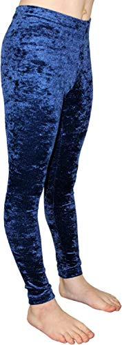 Mädchen Sport Stretch Leggings Lange Velvet Sporthose Elastisch Crash Samt Dehnbar Kinder Fitnesshose Balletthose Yogahose Normale Taille Bund