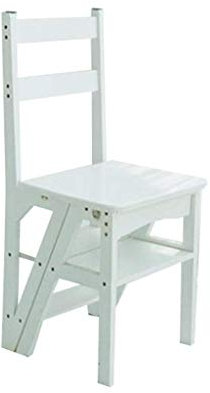 GJSN Household and Outdoor Dual-Purpose Ladders and Stools,Multifunction Collapsible Ladder Vintage Creativity Chair Step Stool,#3