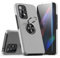 KRAFTCARE pour Samsung Galaxy A53 5G Housse avec 1 Pack de Protection en Verre blindé Case avec 360° Ring Ständer Housse pour téléphone Portable Housse Antichoc pour Samsung A53 5G,Sliver