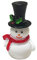 Auto Armaturenbrett Ornament, Weihnachten Miniatur Ornamente Harz Auto Dekoration Spielzeug Niedliche Figuren Auto Armaturenbrett Dekoration Auto-Innendekoration Weihnachten Deko Figuren,Schneemann