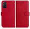 DENDICO Coque pour Xiaomi Redmi Note 11 Pro 4G / 5G, PU en Cuir Coque Portefeuille Étui Housse, Design Classique TPU Coque pour Xiaomi Redmi Note 11 Pro 4G / 5G, Rouge