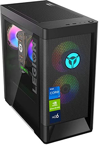 Lenovo Legion Tower 5i Gaming Desktop, Intel Core i7-11700F, GeForce RTX 3070, 64GB RAM, 2TB SSD + 8TB HDD, RJ-45, porta di visualizzazione, HDMI, tastiera e mouse con cavo, Wi-Fi 6, Windows 11 Pro,