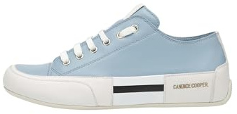 Candice Cooper Damen Rock Patch S Oxford-Schuh, Off White Pale Blue, 35 EU
