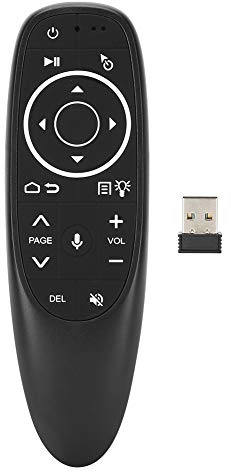Goshyda G10S Pro Voice Air Fly Mouse mit Hintergrundbeleuchtung, 2,4 G Wireless Air Mouse IR-Lernfernbedienung für TV Box, PC, HTPC, PCTV