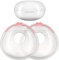 Ruiqas Lot de 2 coques anti-fuites en silicone pour la collecte du lait maternel avec boîte de rangement