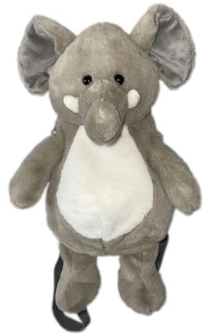 Cute Since 1999 Rucksack Kinder ab 12 Monate - Schulrucksack Kinder - kindergartenrucksack mädchen & Jungen - Kinderrucksack mit Reißverschluss und verstellbaren Trägern - 45 x 25 cm (Olifant)