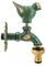 Nostalgique Rosace Murale Robinet Exterieur Robinet de Fontaine en Laiton Rétro Robinet D'eau Froide,Green