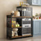 Mini Fridge Stand, 6 Tire Kitchen Storage Organizers and Storage Shelf for Multiple Place, 3 Ladder Shelf Holder for Closet Living Room Patio Garage shelving Home Porch Decor Office House(No Wheels)
