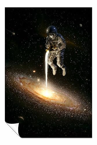 Panther Print Poster The Milky Way, ungerahmt, Bilder für Wände, Schlafzimmer, Wohnzimmer und Badezimmer, 76 x 51 cm