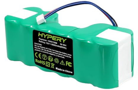 12V 5000mAh Ersatz NI-MH Akku für Ecovacs Deebot Ozmo 900, 901, 902, 907, 600, 610, M88, Deebot DE5G, Combo I5, I5+, J7, J7+, J9, J9+ Roboter Kehrsauger ZJ1517-HFR