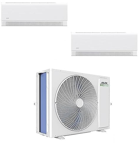Aire acondicionado Dual 9+9 AUX A++A+ BREEZELESS WI FI integrado gas R-32 DC inversor exterior AM2-H18/4DR3C