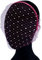 Veil Chapeau bibi pour femme, bandeau en maille volante, bandeau en forme de cage à oiseaux, bibi bibi pour mariée, fête, thé, cocktail, chapeau bibi (rouge rose)