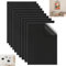 Tapvai 10 PCS Fieltro Adhesivo Muebles 210 x 300 x 3mm, Goma Eva Adhesiva, Terciopelo Adhesivo, Goma Antideslizante Adhesiva para La Protección de Muebles, Mesas, Sillas y Sofás (Negro)