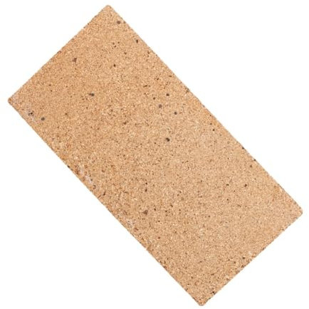 Gatuida Bloques Refractarios De Arcilla Para Estufas De Leña, Aislamiento Ignífugo Resistente Al Calor 230x114x20 Mm, Pieza Única Para Chimeneas y Hornos, Uso Exteriores y Barbacoas, Alta Temperatura