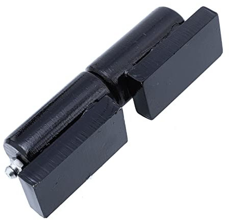 LIFKOME 1pezzi Cerniera Cilindrica in Ferro Per Porta Cerniera Per Impieghi Gravosi Stile Botte Per Cancello Battente Cuscinetti Spessi Lisce e Silenziose Finitura Nera Resistente