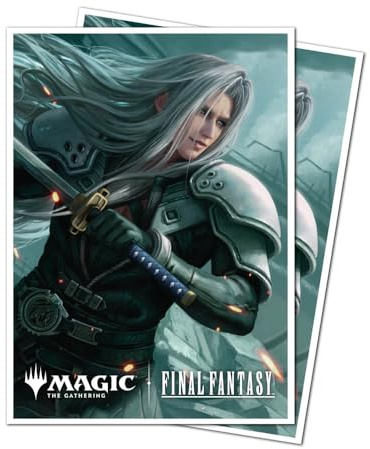 Ultra PRO - Final Fantasy x Universes Beyond Sephiroth (Wisnu Tan) 105ct APEX Deck Protector™ Sleeves for Magic: The Gathering | Trading Card Accessories, Collectible Card Game Gear