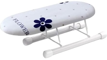 Uqezagpa Foldable Ironing Board Adjustable Temperature Space Saving for Shirts Sleeves Cuffs Neckline