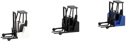 herpa accessorio carrello elevatore trasportabile bianco, blu e nero in scala 1:87, modello in miniatura, plastica