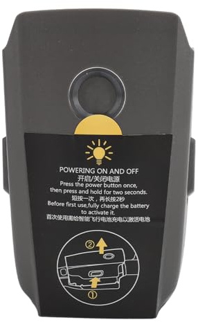 Dpofirs 3850 MAh LiPo-Akku für 2 Pro Zoom, 31 Minuten Flugzeit, Drohnen-Ersatzakku für 2 mit Kunststoffgehäuse