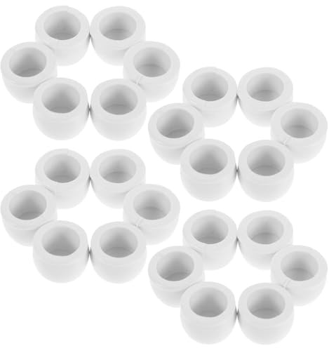 BESPORTBLE 50pcs Mini Flower Pots Plastic Small Succulent Pots Table Decorations Creative Mini Garden Accessories for Micro Landscape