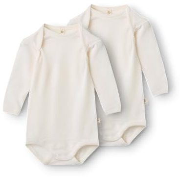 Dilling Langarmbody aus Merinowolle für Babys