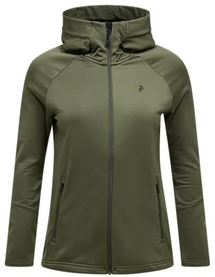 Peak Performance Women Rider Essentials Midlayer Zip Hood - M