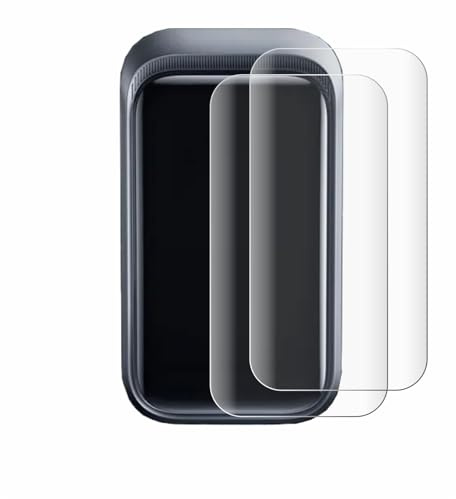BROTECT Schutzfolie für Anker A2687 160W | 2 Stück Transparenter Displayschutz Made in Germany Klare Full-Screen Folie Full-Cover 3D Curved Montage Kit