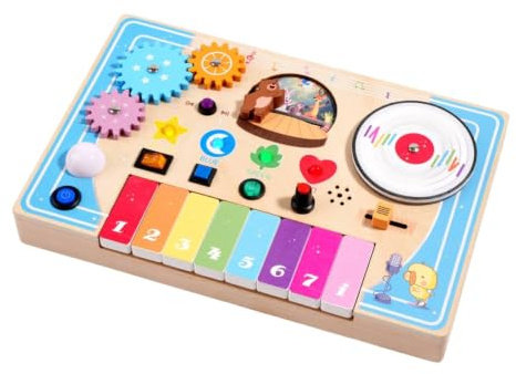 Pegciuho Tragbarer Interaktiver Tisch für, Lernspiel für Kinder Ab 3 Jahren.