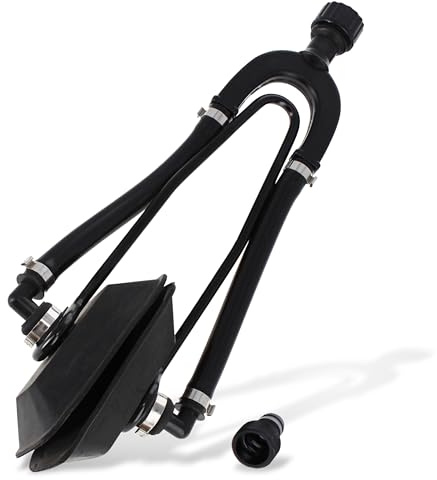 Dual Water Feed Boat Motor Flusher Rectangular Cup Muffs with Hose Fittings Flush Kit – Marine Outboard Engine Flushing