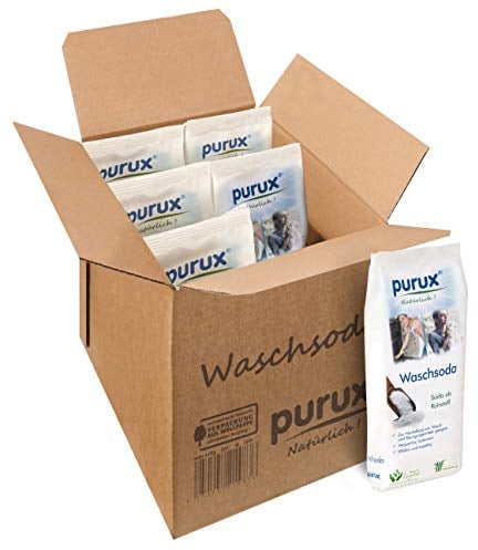 purux Waschsoda Pulver 5kg + 1kg Bonus, Natriumcarbonat nachhaltig verpackt