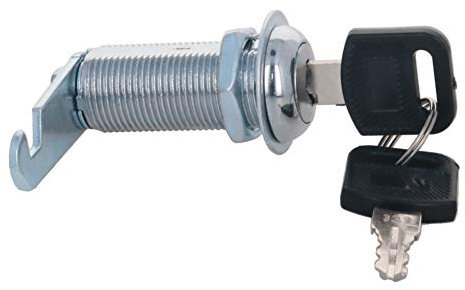 MroMax - Cerradura de lengüeta giratoria redonda para archivador de armario de metal con cerradura para cajón de oficina, caja eléctrica