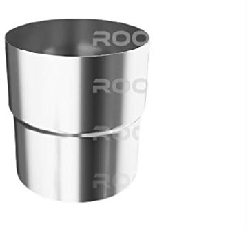 Verbindungsmuffe Fallrohrverbinderverzinkt + farbig  von Roofart 6 tlg oder 7 tlg (6 tlg für 100 mm Rohr, verzinkt)