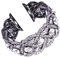 Vikoros Braccialetti compatibili con Apple Watch Band 38 mm 40 mm Iwatch Series 5 4 3 2 1 per donne e ragazze, Bling Dressy elastico braccialetto elastico gioielli strass cinturino in metallo, nero