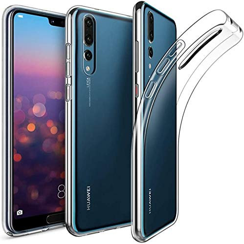 Captor Cover Trasparente per Huawei P20 Pro, Custodia TPU in Silicone Flessibile Morbida e Sottile, Protezione Full Body con Bordo Rialzato per Schermo e Fotocamera