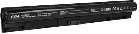 vhbw batteria compatibile con Dell Vostro 15-3578-D1725B, 15-3578-D1625B, 3458, 3459, 15-3578-D2625A notebook (2600mAh, 14,8V, Li-Ion)
