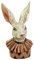 XXL Hasenbüste Osterhase Hase Büste Figur Skulptur Dekoobjekt Statue Osterdekoration Deko