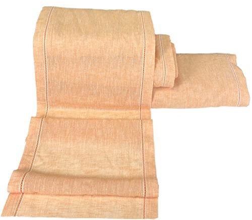 Byour3 - Tende Per Interni Al Metro Pannello Pacchetto Nel Vetro Stoffa A Metraggio X Tendaggi Porta Finestra Soggiorno Cucina Camera Bambini Casa Ufficio B&b (Arancione Fiammato, Larghezza 60 cm)
