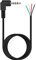 Fancasee 6 ft Replacement 3.5mm 90 Degree Male Plug to Bare Wire Open End TRRS Stereo 1/8 3.5mm Plug Jack Connector Audio Cable for Headphone Headset Earphone Microphone Cable Repair