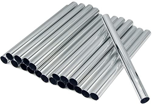 Apragaz 200mm x 15mm Chrome Radiator Pipe Covers (20 Pack)