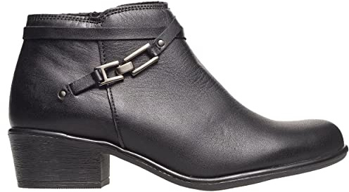 Bottines femme en cuir et daim Chaussures imperméables faites à la main en Espagne Modèles originaux avec lacets ou fermeture éclair Pieds larges, semelles amovibles, tailles 35 à 41