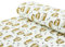 Baumwoll - Sweat Stoff Alpenfleece Waldtiere Igel beige - Meterware ab 25 cm x 150 cm - Stoff zum Nähen
