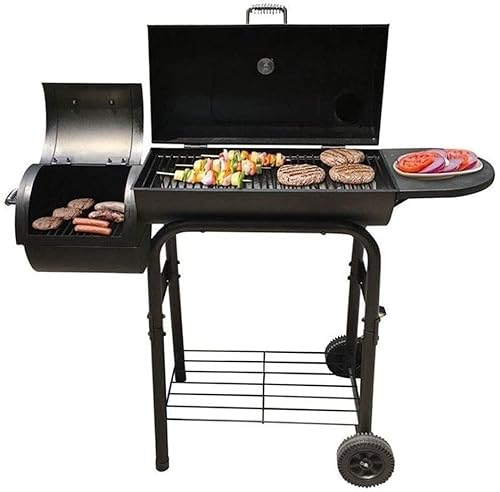 Barbecue-Grill, Mehrpersonengrill, tragbarer Picknick-Rundgrill, Dicker Edelstahl-Holzkohlegrill für den Haushalt im Freien, Camping-Rucksack, Picknick, Party-Aktivitäten