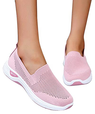 Laonajkd Zapatillas Mujer Verano 2023 Zapatos Cómodos para Adultos Zapatos de Mujer para Correr Calzado Ortopedicas para Running Jogging Personalidad Zapatillas de Verano Mujer
