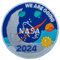 NASA Artemis Program Patch (8,9 cm) Return to The Moon 2024 Besticktes Bügelbild oder Aufnäher, Astronaut, Weltraumanzug, Souvenir, Emblem, Wappen, DIY-Geschenk-Patches