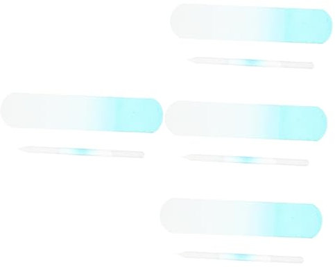 FRCOLOR 8pezzi Unghie Blu Per Manicure e Unghie Per Naturali e Acriliche Riutilizzabili e Resistente e
